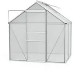 Vitavia Gew&auml;chshaus Calypso 3000 inkl. 1 Dachfenster - 3,0 m2 -Alu-blank eloxiert-6
