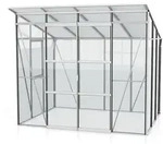 Vitavia Gew&auml;chshaus Freya 5900 inkl. 1 Seitenfenster - 5,9 m2 -Alu-blank eloxiert-3