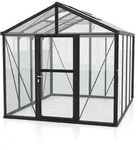 Vitavia Gew&auml;chshaus Zeus 8100 inkl. 2 Dachfenstern - 8,1 m2 -ESG 3 mm mit HKP-Dach