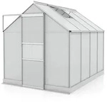 Vitavia Gew&auml;chshaus Apollo 5000 inkl. 1 Dachfenster - 5,0 m2 -Alu-blank eloxiert-4