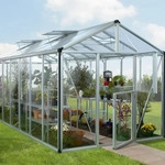 Vitavia Gew&auml;chshaus Zeus 13800 inkl. 3 Dachfenstern - 13,8 m2 -ESG 3 mm mit HKP-Dach