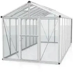 Vitavia Gew&auml;chshaus Zeus 15700 inkl. 3 Dachfenstern - 15,7 m2 -Alu-blank