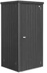 Biohort Metall Ger&auml;teschrank-93 x 83 cm (Gr&ouml;&szlig;e 90)-dunkelgrau-metallic