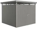 Biohort Ger&auml;tehaus HighLine mit Einzelt&uuml;r-275 x 275 cm (Gr. H 4)-quarzgrau-metallic