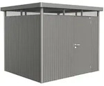 Biohort Ger&auml;tehaus HighLine mit Einzelt&uuml;r-275 x 235 cm (Gr. H 3)-quarzgrau-metallic