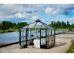 Juliana Gew&auml;chshaus Oase - 8,8 m2-anthrazitgrau/Schwarz