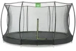 Exit Silhouette Bodentrampolin mit Sicherheitsnetz-&Oslash; 366 cm