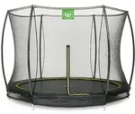 Exit Silhouette Bodentrampolin mit Sicherheitsnetz-&Oslash; 244 cm