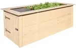 Weka 669.2008.10010, Weka Profi-Hochbeet 669 mit Stauraum und Ablage -...