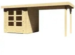 Karibu 77723, Karibu Gartenhaus Askola 2 inkl. 275 cm Schleppdach - 19mm-213 x...