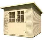 Weka Gartenhaus 219 wekaLine - 28 mm-Gartenhaus 219 Gr. 1 (235 x 240 cm) - 50 %