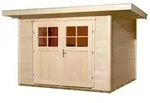 Weka Gartenhaus 179 - 28 mm-Gartenhaus 179 Gr. 3 (295 x 240 cm)-naturbelassen - 50 %