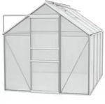 Vitavia Gew&auml;chshaus Venus 5000 inkl. 1 Dachfenster - 5,0 m2 -Alu-blank eloxiert-6 mm