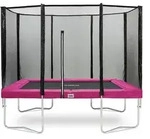 Salta Trampolin Combo mit Sicherheitsnetz-pink-214 x 305 cm