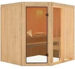 Karibu Sauna Fiona 2-Ohne Ofen-Ohne Dachkranz