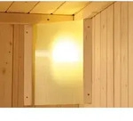 Karibu Saunaleuchte Premium-f&uuml;r Anschluss an Karibu Starkstrom (4,5/9 kW)