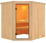 Karibu Sauna Lilja - 230 Volt-Ohne Ofen-Ohne Dachkranz