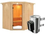 Karibu Sauna Lilja 3,6kW 230VOfen Steuerung Inkl.Dachkranz OhneMontage