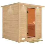 Karibu Sauna Mojave-Ohne Ofen-Inkl. Dachkranz