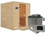 Karibu Sauna Mojave-9 kW Ofen-Steuerger&auml;t-Ohne Dachkranz