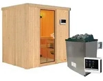 Karibu Sauna Bodin 9kW Ofen-Steuerger&auml;t ohne Dachkranz