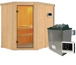 Karibu Sauna Carin 9kWOfen inkl.Steuerger&auml;t ohne Dachkranz