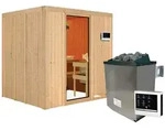 Karibu Sauna Sodin-9kW Ofen inkl.Steuerger&auml;t-Ohne Dachkranz