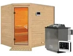 Karibu Sauna Tanami 9kWBioofen Steuerger&auml;t Ohne Dachkranz