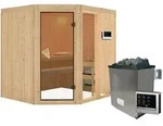 Karibu Sauna Fiona 2-9 kW Ofen-Steuerger&auml;t-Ohne Dachkranz