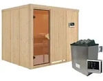 Karibu Sauna Gobin-9 kW Ofen-Steuerger&auml;t-Ohne Dachkranz