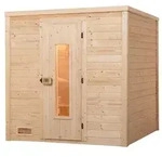 Weka Premium Massivholzsauna Bergen 1.8 - 45 mm Massivholzt&uuml;r u. Glaseinsatz 7,5 kW