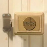 Weka Saunat&uuml;rgriff-Set f&uuml;r Massivholzt&uuml;r