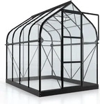 Vitavia Gew&auml;chshaus Orion 5000 inkl. 1 Dachfenster - 5,0 m2-schwarz