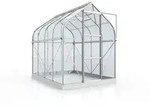 Vitavia Gew&auml;chshaus Orion 5000 inkl. 1 Dachfenster - 5,0 m2-Alu-blank eloxiert