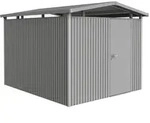 Biohort Ger&auml;tehaus Panorama mit Einzelt&uuml;r-quarzgrau-metallic-273 x 318 cm (Gr. P 5)
