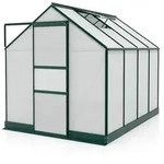 Vitavia Gew&auml;chshaus Apollo 5000 inkl. 1 Dachfenster - 5,0 m2-dunkelgr&uuml;n-4 mm
