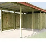 Weka Ger&auml;teraum/Fahrradgarage f&uuml;r Carports, kesseldruckimpr&auml;gniert - 20 mm