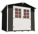 Weka 218.2421.76041, Weka Gartenhaus 218 wekaLine - 28 mm-241 x 205 cm (Gr.