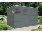 Skan Holz CrossCube Gartenhaus Brisbane 4