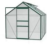 Vitavia Gew&auml;chshaus Calypso 4400 inkl. 1 Dachfenster - 4,4 m2 -dunkelgr&uuml;n-4 mm