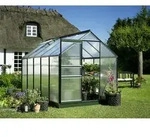 Halls SO8133, Halls Gew&auml;chshaus Popular - 6.2 m&sup2; Gr&uuml;n mit 4 mm...