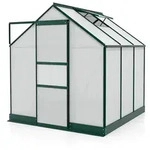 Vitavia Gew&auml;chshaus Apollo 3800 inkl. 1 Dachfenster - 3,8 m2-dunkelgr&uuml;n-6 mm