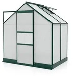 Vitavia Gew&auml;chshaus Apollo 2500 inkl. 1 Dachfenster - 2,5 m2-dunkelgr&uuml;n-4 mm