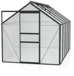 Vitavia Gew&auml;chshaus Venus 6200 inkl. 2 Dachfenstern - 6,2 m2-schwarz-4 mm