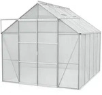 Vitavia Gew&auml;chshaus Uranus 8300 inkl. 4 Dachfenstern - 8,3 m2 -Alu-blank...