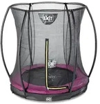 Exit Silhouette Bodentrampolin mit Sicherheitsnetz-&Oslash; 183 cm-rosa