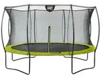 EXIT Silhouette Trampolin mit Sicherheitsnetz-&Oslash; 366 cm-gr&uuml;n