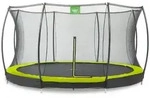 Exit Silhouette Bodentrampolin mit Sicherheitsnetz-&Oslash; 366 cm-gr&uuml;n