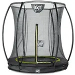 Exit Silhouette Bodentrampolin mit Sicherheitsnetz-&Oslash; 183 cm-schwarz