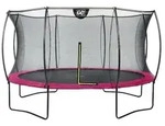 EXIT Silhouette Trampolin mit Sicherheitsnetz-&Oslash; 366 cm-rosa